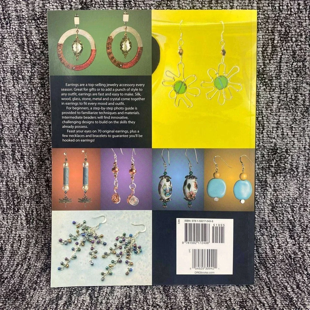 House of White Birches Earrings Earrings Earrings Craft Book Unisex OS Multi DIY